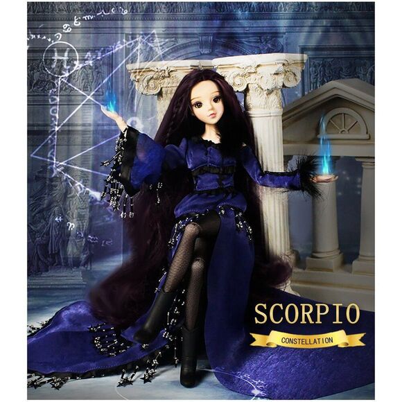 No Brand Other - Icy Fortune Days Mystery Magic Girl Fortune Days Bjd Doll 12 Inch Twelve Conste